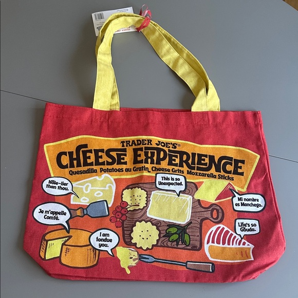 Trader Joe'S Handbags - NWT Trader Joe's Cheese Experience Tote Bag Canvas